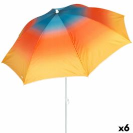 Sombrilla de playa Aktive Multicolor 200 x 200 x 200 cm (6 Unidades) Precio: 113.50000013. SKU: B19DJKRTF9