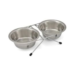 Nayeco Set Comederos Doble para Perro/Gato de Acero Inoxidable, 2 x 0,75 L, Elevados para Mayor Comodidad e Higiene Precio: 8.59000054. SKU: S7913070