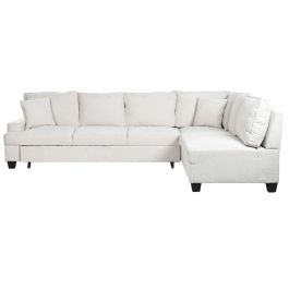 Sofa Cama Moderno DKD Home Decor Beige 260 x 90 x 285 cm