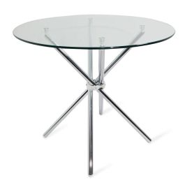 Mesa de Comedor Alexandra House Living Gris Cristal 100 x 76 x 100 cm Precio: 212.89000029. SKU: B1E9C5E33S