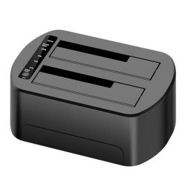 CoreParts USB3.0 dual bay HDD clone docking station with RGB gaming design. With Cloner and Docking Function