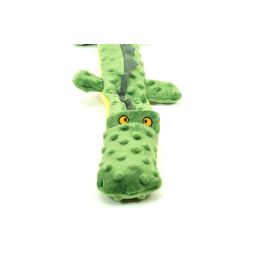 Gloria Peluche Cocodrilo Alargado con Squeaker para Perros