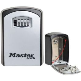 Master Lock Caja de llaves segura XL para pared, combinación 4 dígitos, resistente intemperie, para Airbnb, Negro/Gris Precio: 47.59000059. SKU: B1GSD79BFF