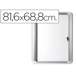 Bi-office Vitrina Magnética para Exterior 816x688 mm con Marco de Aluminio y Cerradura Precio: 317.49999974. SKU: B1GS64WBHV