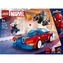 Lego Juego de Construcción Marvel Coche de Carreras de Spider-Man y Duende Verde Venomizado (Edad 7+ Años)