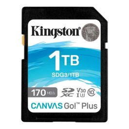 Kingston Canvas Tarjeta Memoria Flash SDXC 1TB UHS-I U3 V30 Clase 10, 170MB/s Lectura, 90MB/s Escritura, 4K Precio: 131.95000027. SKU: B1E84CHSWE
