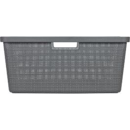 Curver CUR3253928091026 Cesta para la Ropa Sucia Yute 46 L Gris