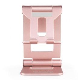 TooQ PH-KEOPS-OCASO Soporte de Sobremesa Ajustable para Teléfono y Tablet 10" de Aluminio Antideslizante Rosa Velvet TooQ PH-KEOPS-OCASO Soporte de Sobremesa Ajustable para Teléfono y Tablet 10" de Aluminio Antideslizante Rosa Velvet