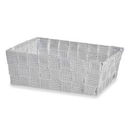 Kipit Cesta de Tela Sin Asas 24 cm Blanco - Poliéster, 24x20x8 cm, 2.4L (24 Unidades) Kipit Cesta de Tela Sin Asas 24 cm Blanco - Poliéster, 24x20x8 cm, 2.4L (24 Unidades)