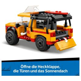 Lego City 60453 Vehículo de Rescate en la Playa Juguete para Niños de 6 Años con Tiburón