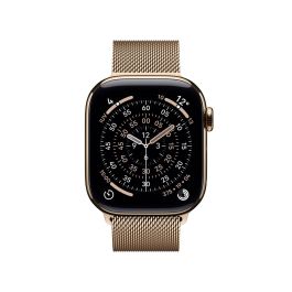Apple Watch S11 Titan Gold Cellular 42mm con Brazalete Milanesa Oro