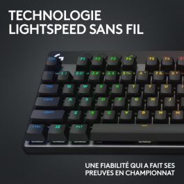 Teclado para juegos - inalámbrico - LOGITECH G - G Pro X TKL Lightspeed - USB - AZERTY - Negro Teclado para juegos - inalámbrico - LOGITECH G - G Pro X TKL Lightspeed - USB - AZERTY - Negro
