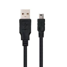 Nanocable 10.01.0400 Cable USB 2.0 Macho USB-A a MiniUSB 5 pines, 0.5 metros, Negro Nanocable 10.01.0400 Cable USB 2.0 Macho USB-A a MiniUSB 5 pines, 0.5 metros, Negro