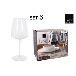 Royal Leerdam - Set de 6 Copas de Vino de Cristal Leyda 43 cl