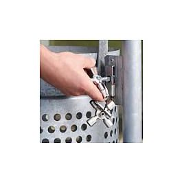 KNIPEX TwinKey 00 11 01 Llave Universal Multifunción, Acero Inoxidable, 10 Cabezales (Círculo, Semicircular, Cuadrado, Triángulo), Tamaños 3-12 mm