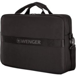 Wenger XE Compact Brief Maletín para Portátil 16 pulgadas (40,64cm) con Bolsillo para Tablet, Negro