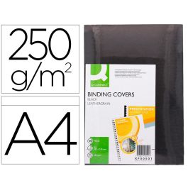 Tapa De Encuadernacion Q-Connect Carton Din A4 Negro Simil Piel 250 gr Caja De 100 Unidades Precio: 11.68999997. SKU: B1C3W92QH5