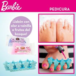 Estuche de manicura y pedicura barbie con muchos accesorios