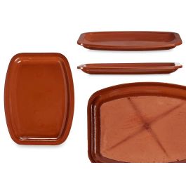 Bandeja Plana Rectangular La Dehesa 40x30 cm - Barro Refractario Color Miel (6 Unidades) Precio: 41.98999959. SKU: B136DSPREW