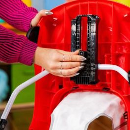 Bright Starts BS74451167841 Andador 3 en 1, coche pequeño, 3 modos de juego evolutivos, rojo