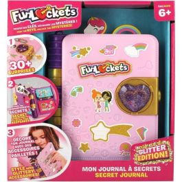 Funlockets AUC1695906847328 My Journal a Secrets Glitter Edition con más de 30 sorpresas y pegatinas brillantes Funlockets AUC1695906847328 My Journal a Secrets Glitter Edition con más de 30 sorpresas y pegatinas brillantes