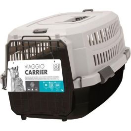 M-PETS Estuche de transporte Viaggio Carrier S - 58,4x38,7x33cm - Negro y gris - Para perros y gatos Precio: 50.58999957. SKU: B1KAX4FBST
