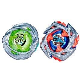 Hasbro G0842 Beyblade Estadio Premium Drop Attack X Set de Batalla Beystadium 2 Tops y 2 Lanzadores +8 años