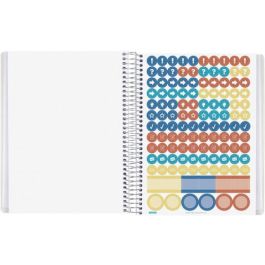 Finocam Libreta de Reuniones Docente Espiral 4º Tapas Personalizables con Papel Reciclado