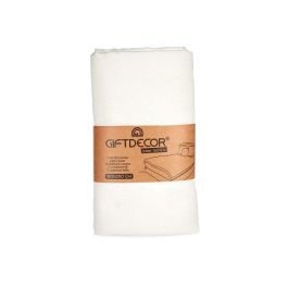 Giftdecor Colcha Cama Agua Blanco 180x260 cm (4 Unidades)