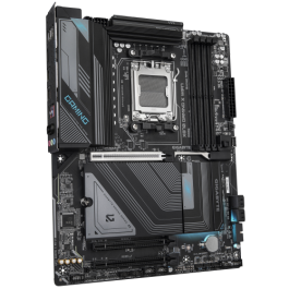 Gigabyte Placa Base X870 GAMING X WIFI7 - Compatible con AMD Ryzen 9000, 16+2+2 fases VRM, DDR5 hasta 8000MHz, Wi-Fi 7, 2.5GbE LAN, USB 3.2 Gen 2x2, Ref. 9MX87GX7-00-10