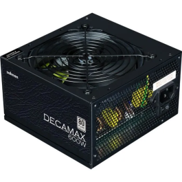 Zalman Decamax Unidad de Fuente de Alimentación 600W ATX Negro Precio: 112.98999965. SKU: B1K9N6C5W4