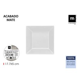 Bol de melamina mate blanco 17.7x5 cm La Mediterranea - Inde (12 Unidades) Precio: 27.78999982. SKU: B1F2F5Z4WQ