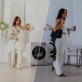 Cecotec Lavadora-Secadora 10680 Inverter Steel 10/6 kg 1400 rpm A Motor Inverter Vapor