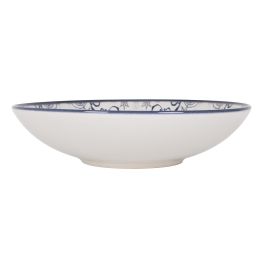 La Mediterranea Vajilla 12 Piezas Tesa Monaco Ivory Brillo - Platos Llano 26 cm, Hondo 21 cm, Postre 20 cm (2 Unidades)
