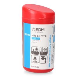 Edm Hilo de teflón 160 m Cinta PTFE para Fontanería y Riego