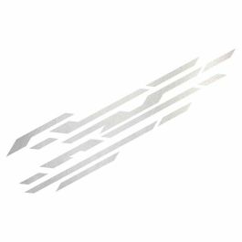 Foliatec FO33984 Pegatina para Coche Diseño Street Plata - Adhesivo PVC UV, Resistente a Intemperie y Lavado de Autos, 35x150cm (2 pz)