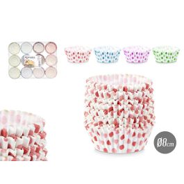 Set 150 Moldes Papel Puntos 8Cm Surtidos Kinvara (48 Unidades)