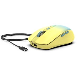 INCA IWM-511RS Ratón Inalámbrico & Bluetooth 1600 DPI 6D Taste Amarillo
