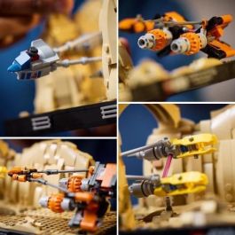 LEGO Star Wars 75380 Mos Espa Podracer Race Diorama, Nave Espacial