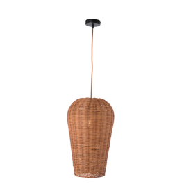 Lámpara Colgante Ratán "Gusau" SKD-P80052 Estilo Natural Boho-Chic