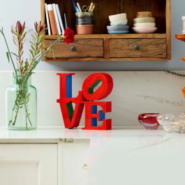 LEGO 31214 Art LOVE Set de Construcción para Adultos - Decoración y Regalo para Parejas