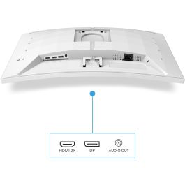 Philips 27M2C5201L Monitor Curvo 27 Pulgadas QHD 165Hz 1ms VA 2560x1440 16:9 Blanco Conexiones HDMI DP