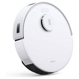 Ecovacs Deebot N20 Plus Robot Aspirador y Fregador Inteligente, Sin Bolsa, Navegación Láser TrueMapping, Compatible con Alexa y Google Assistant, Color Blanco