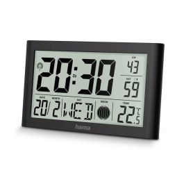HAMA Reloj de Pared DCF c/Termometro/Higrometro Martinica, Negro Precio: 25.4999998. SKU: B13ZEAXWAS