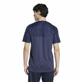 Camiseta de Manga Corta Hombre Adidas Tiro Azul
