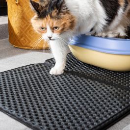 Alfombra para Arenero de Gatos Clikatt InnovaGoods