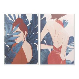 Cuadro Tropical DKD Home Decor Multicolor 4.5 x 123 x 83 cm (2 Unidades) Precio: 100.49999971. SKU: S3013666