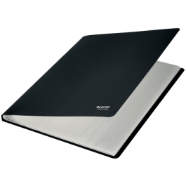 Leitz Carpeta Recycle Escaparate DIN A4 20 Fundas Polipropileno Negro 90% Reciclado