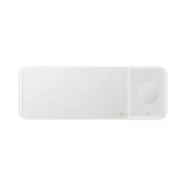 Samsung Wireless Charger Trio Pad EP-P6300, Cargador Inalámbrico para 3 Dispositivos, Blanco