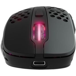 Cherry XTRFY MSM M4 RGB Ratón Óptico Inalámbrico RF + USB Type-C 19000 DPI Negro